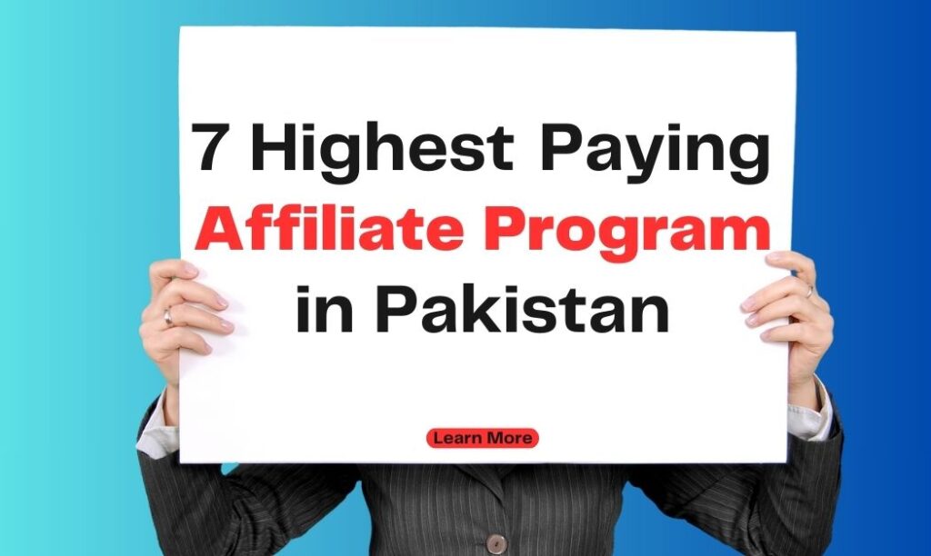 affiliate program in pakistan
